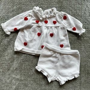 Janie and Jack Hearts Valentines Day Outfit